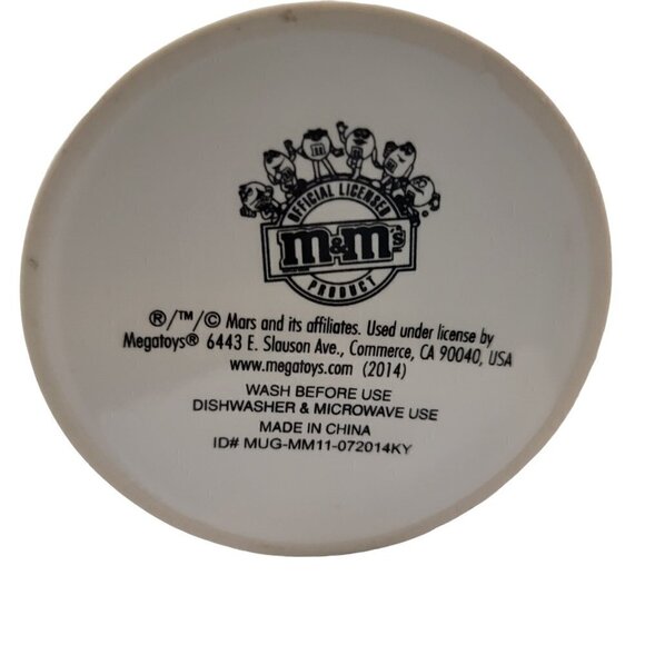 M&M’s Yellow and Red 12 Oz Official Licensed Ceramic Coffee Cup Mug - Picture 11 of 16